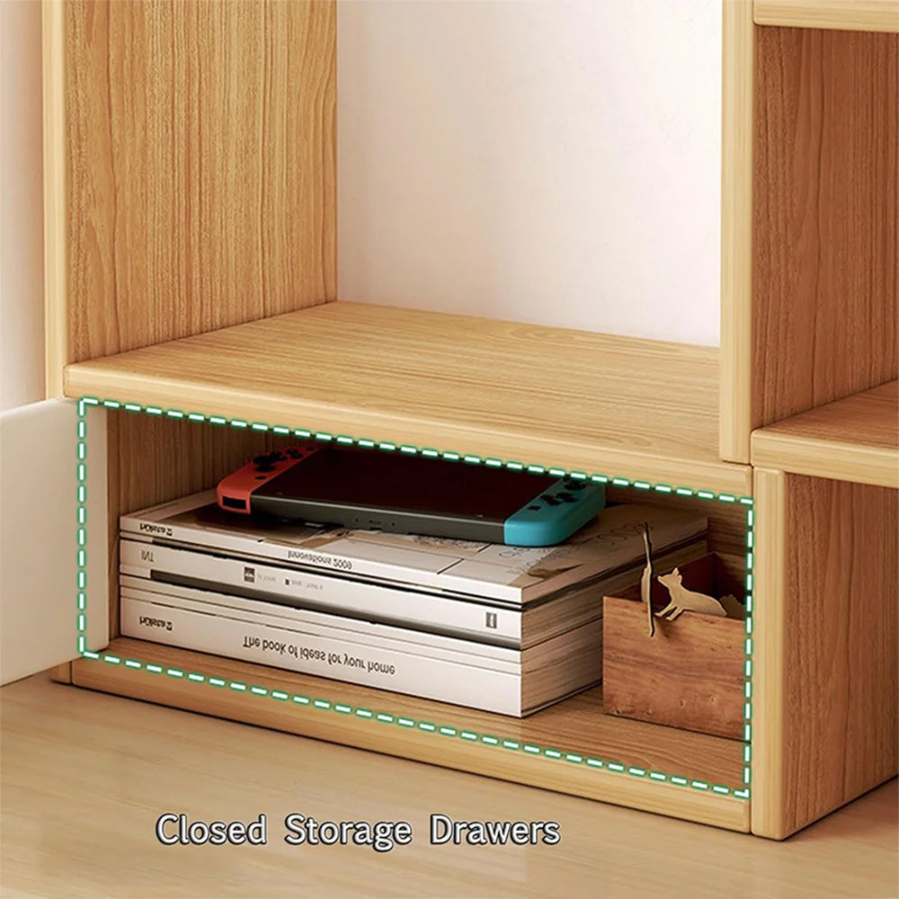 Desk Bookshelf Desktop Shelving Desk Storage Shelf Dormitory Good Learning Desk Multi-layer Small Layer Shelf Layered Shelf