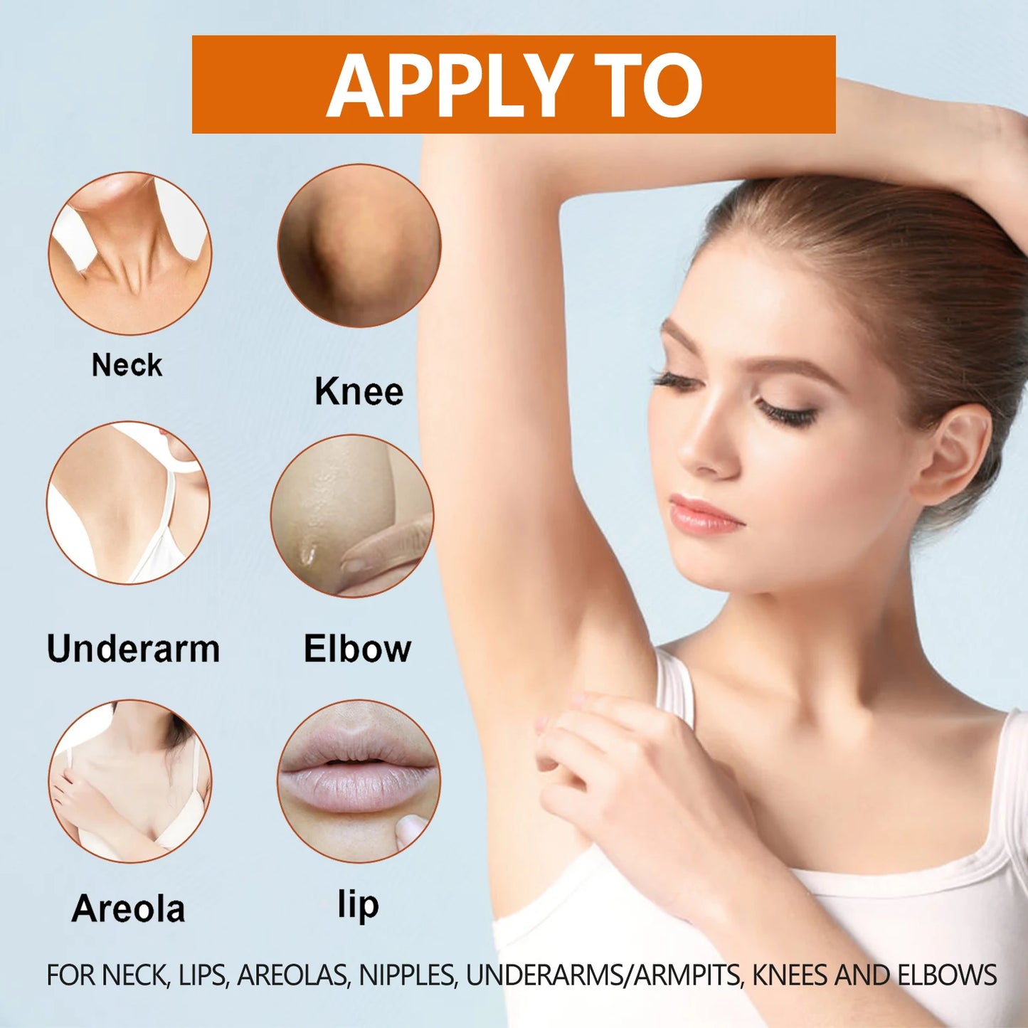 EELHOE Face Whitening Serum Reduce Dullness Brightening Skin Tone Moisturizing Enhance Skin Elasticity Body Skin Care Serum