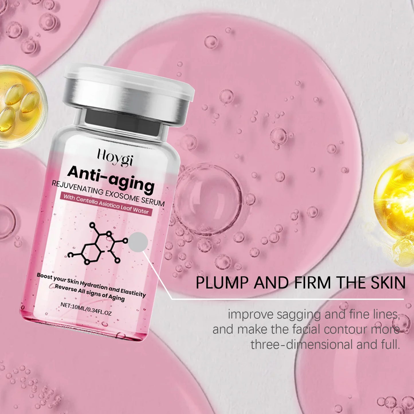 Hoygi 10ml Nourishing Niacinamide Serum Moisturizing Face Care Hydrating Skin Rejuvenating Firm Facial Skin Lifting Serum