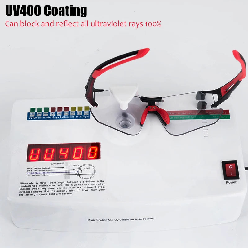 Rockbros Photochromic Cycling Glasses for Men and Women Sports