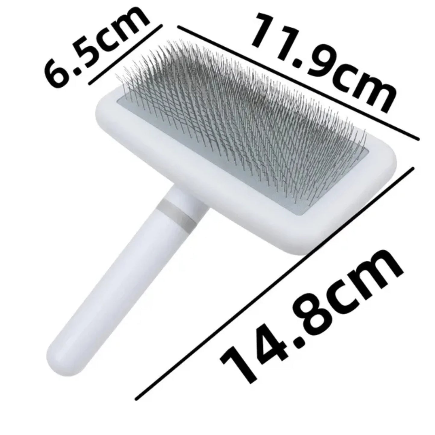 2PCS Dog Brush Pet Hair Remover Massage Dog Combs Pet Grooming Stainless Steel Brush Dogs Knot Opening Cat Comb Dogs Accessori