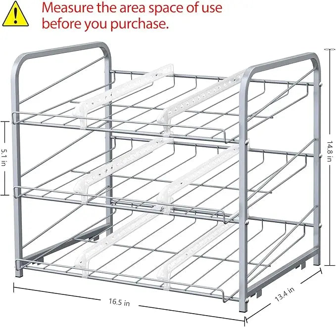 Stackable 2-piece can dispenser in the pantry, small space storage rack can hold up to 36 cans