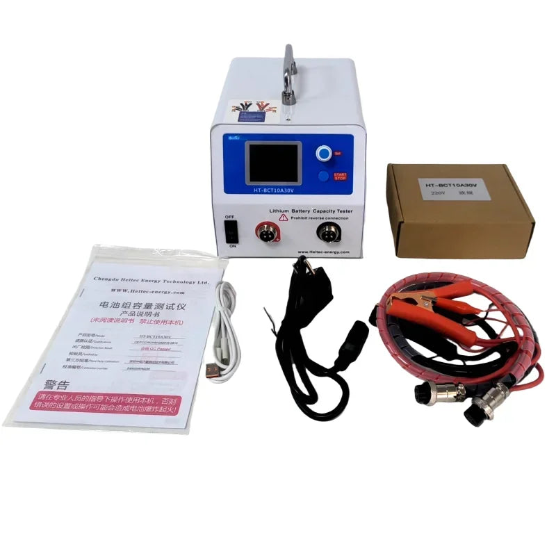 Heltec 10A-50A Charge/Discharge Battery Capacity Tester for 18650/21700 LiPo/LiFePO4 5V/30V Electronic Load Power Tester