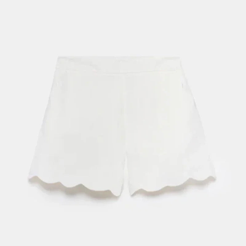 Women Cotton Linen Suit Lace Up Short Two Piece Set Puff Sleeve Shirts Loose A-line Long Skirt Sets Lady Office Matching Set