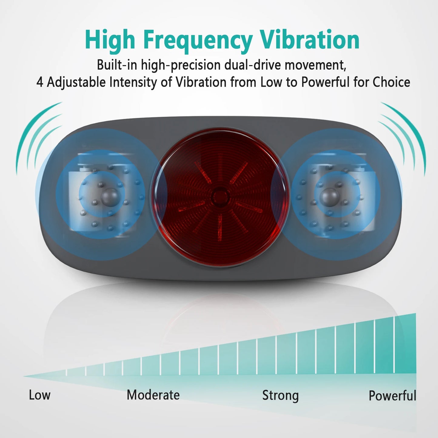 Wireless Slimming Belt Abdominal Massager Portable Weight Loss Machine with 4 Vibration Massage Modes Heating for Belly Abdomen