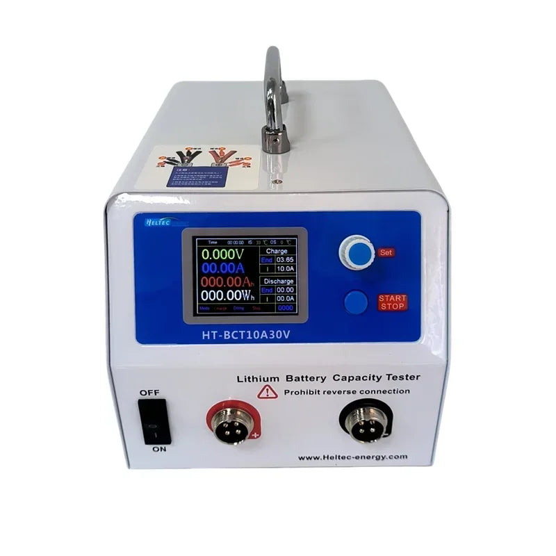 Heltec 10A-50A Charge/Discharge Battery Capacity Tester for 18650/21700 LiPo/LiFePO4 5V/30V Electronic Load Power Tester