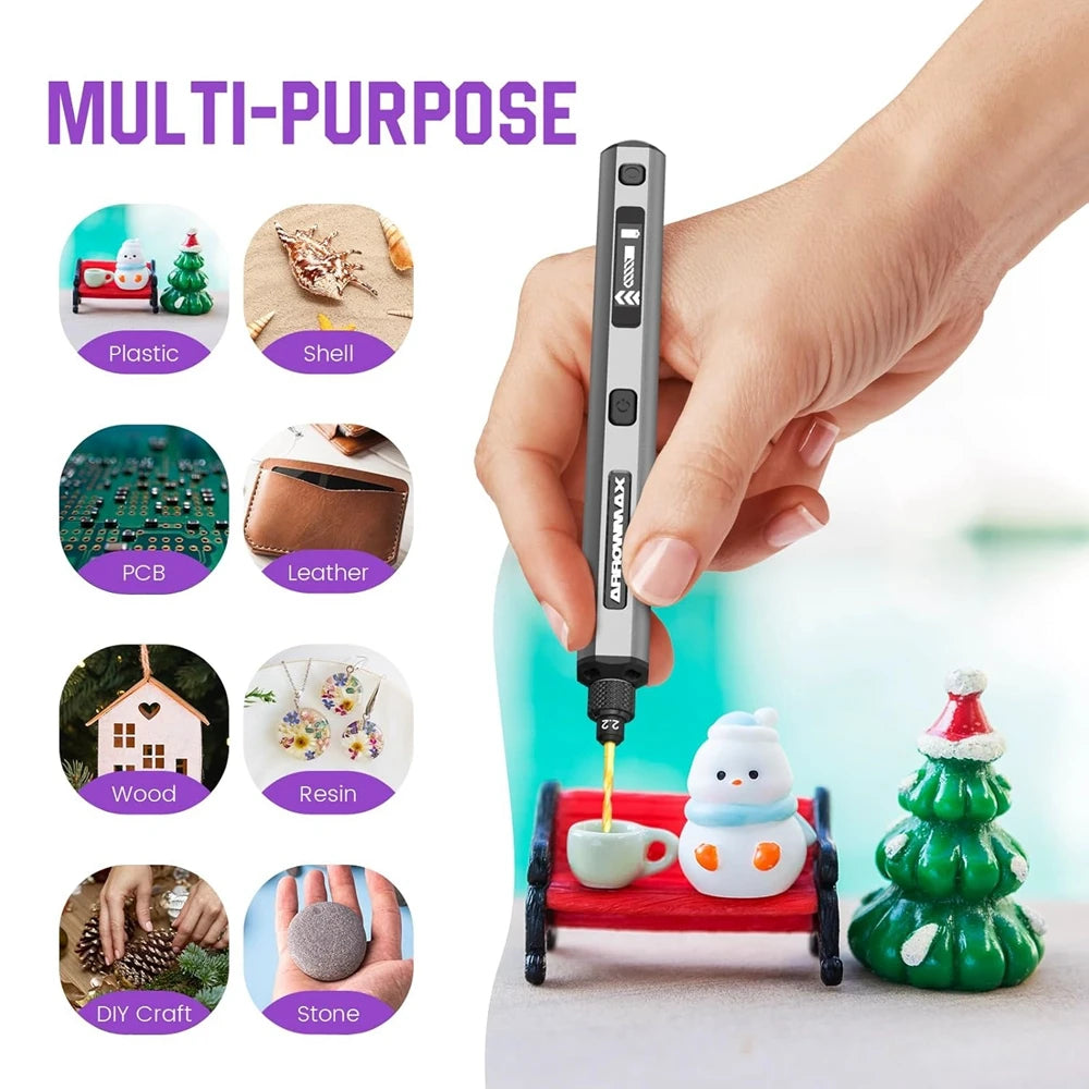 ARROWMAX Mini Electric Drill Rotary Tool Rechargeable Cordless Drill for Crafts Wood Plastic Aluminium Coin Home DIY SDS Ultra