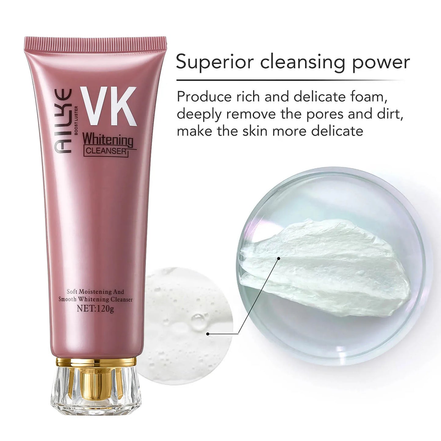 AILKE Lightening Cream, Antioxidant, Glowing, Reduce Spots, For Black, Dark Skin, Whitening Face Care Set for All Skin Types