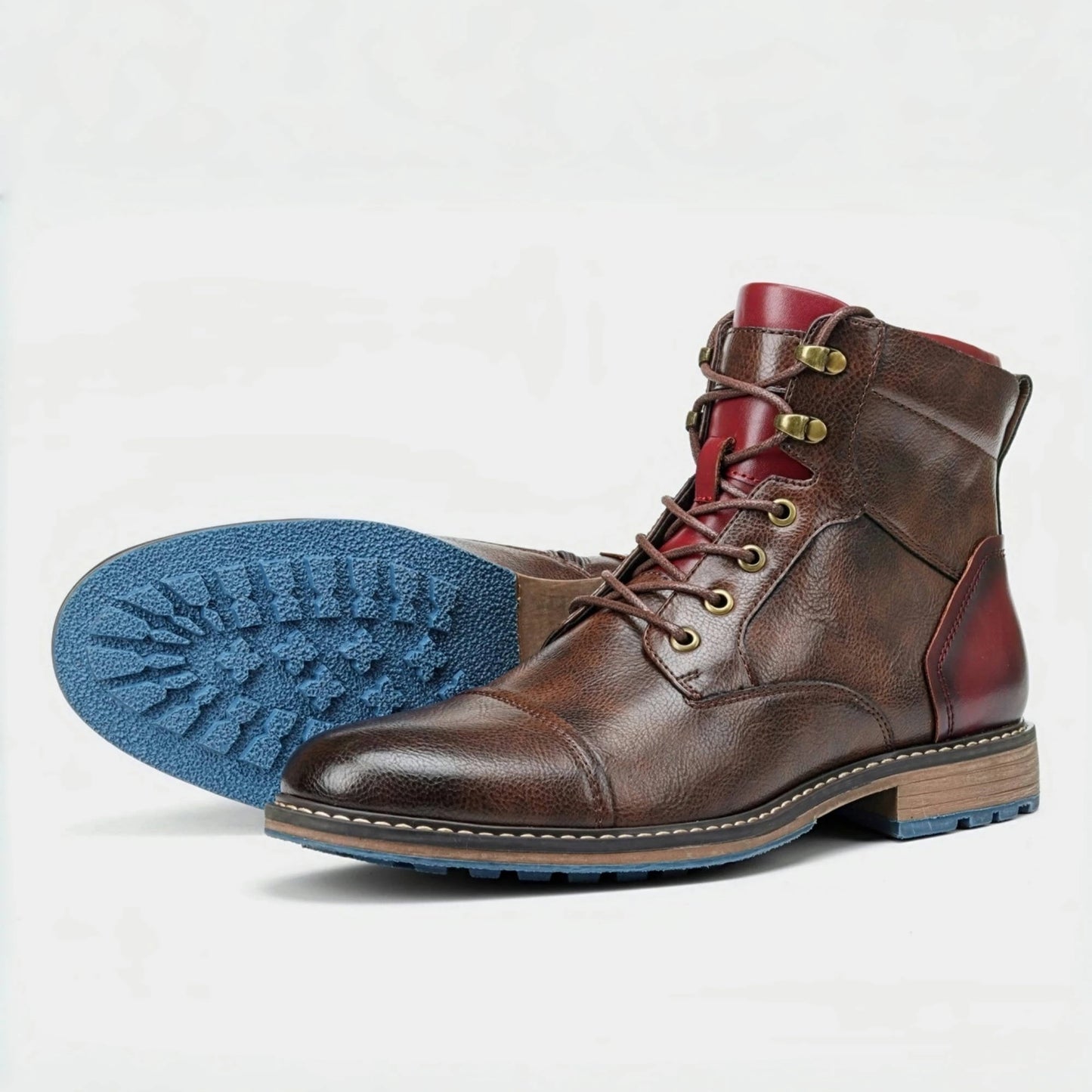 Spring Leather Boots with Zipper Classical Men Boots 2025 Fashion Comfortable Ankle Boots