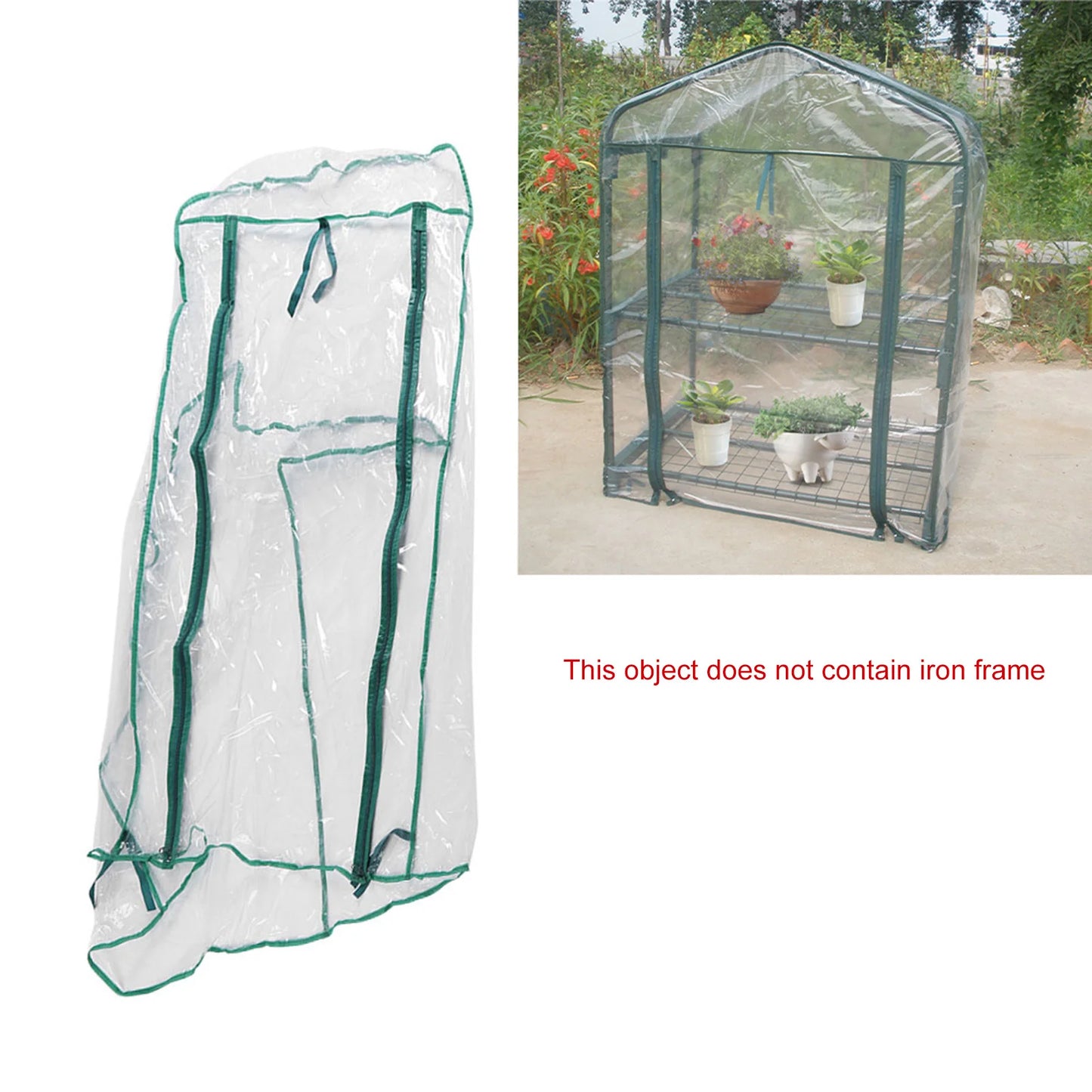 Warm Greenhouse Mini Portable Garden Green House Warm Greenhouse Flower Plants Gardening Outdoor Without Stand Warm Garden House