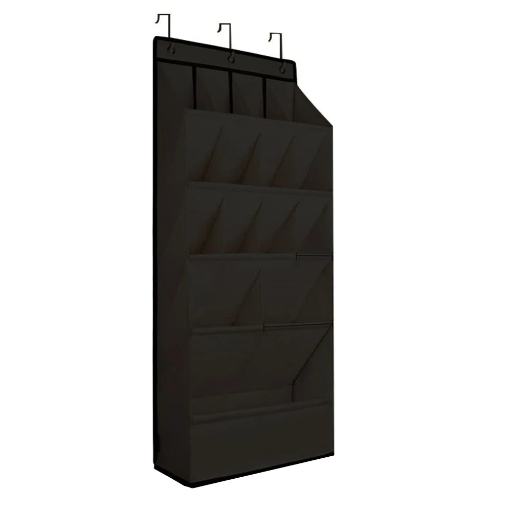 Over-the-Door Shoe Organizer Holds 12 Pairs Hanging Shoe Rack Hanging Shoe Rack for Closet Door Shoe Storage Rack with Pockets