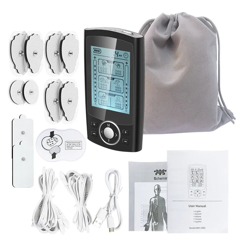 Tens Therapy Unit for Pain Relief Device 36 Modes Muscle Stimulation Wireless EMS Body Massager Slimming Electrostimulator