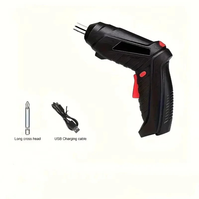 Electric Screwdriver Battery Rechargeable Cordless Screwdriver Powerful Impact Wireless Screwdriver Set Mini Drill Power Tools