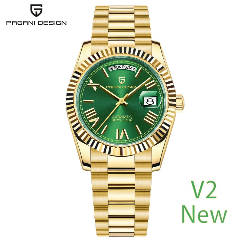 PAGANI DESIGN 2025 New DD36 Men's Watches Luxury Automatic Watch Men AR Sapphire Glass Mechanical Wristwatch Men ST16 Movt Clock