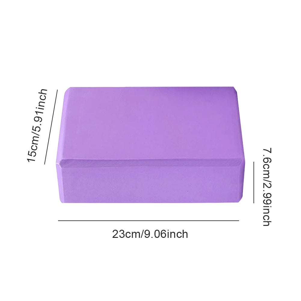 Yoga Building Blocks Cubes Pilates Bricks Reinforcement Mats Sports Yoga Supplies Exercise Home Exercise Equipment Fitness EVA