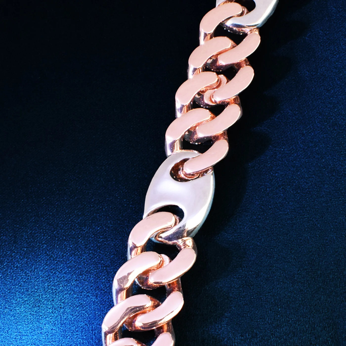 18MM Mixed Color Men's Cuban Chain Bracelet Solid Back Full Zircon Hip Hop Miami Link Fashion Rock Jewelry