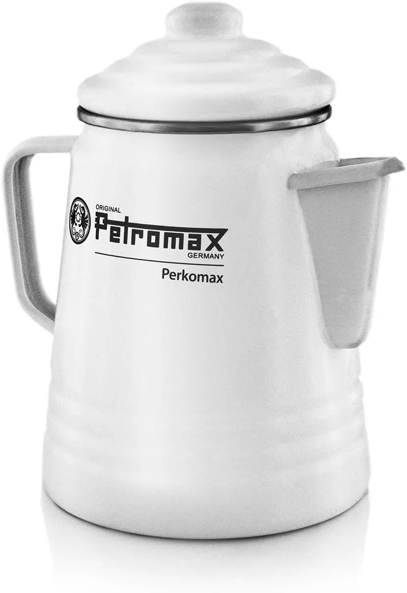 Tea and Coffee Percolator, Use Indoor/Outdoors for Home Kitchen or Campfire, Enameled Steel Coffee and Tea Pot Brews to Your Tas