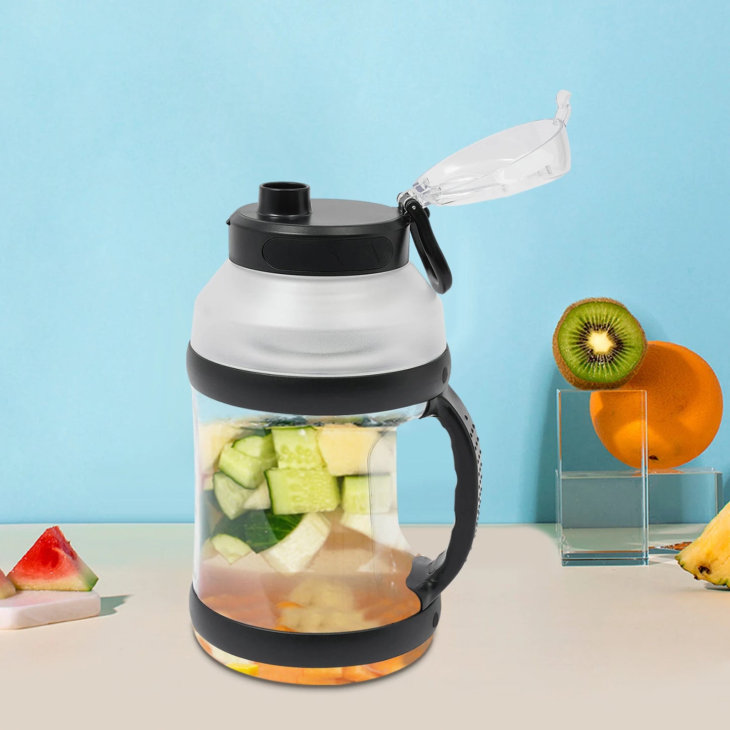 150W Portable Juice Extractor Electric Blender Large Capacity Six Blades Blender Kitchen Milkshakes Blender USB Rechargeable