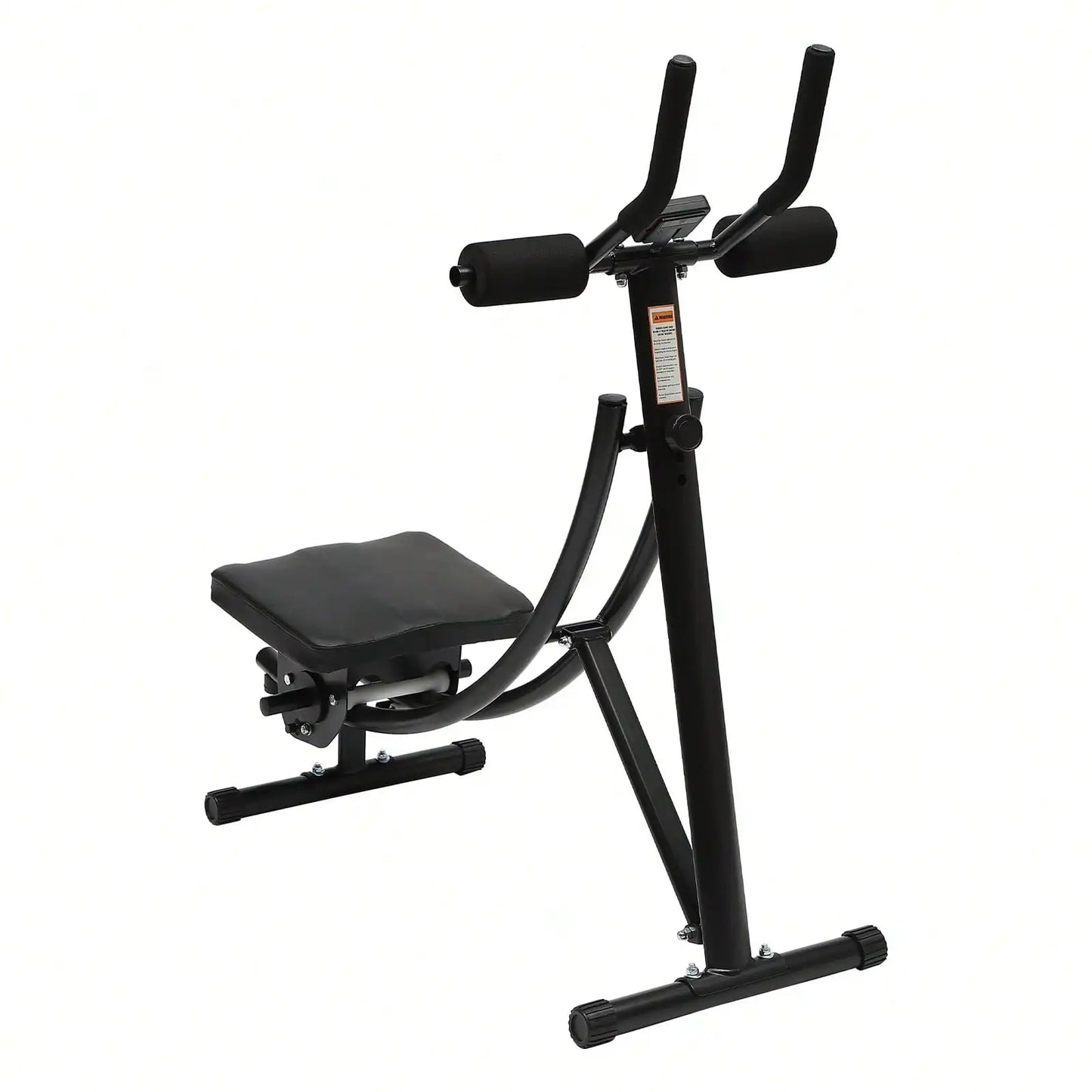 Ab Workout Equipment For Home Gym Foldable Core&Abdominal Exercise Machine W/ 3 Intensities Digital Display 330lbs
