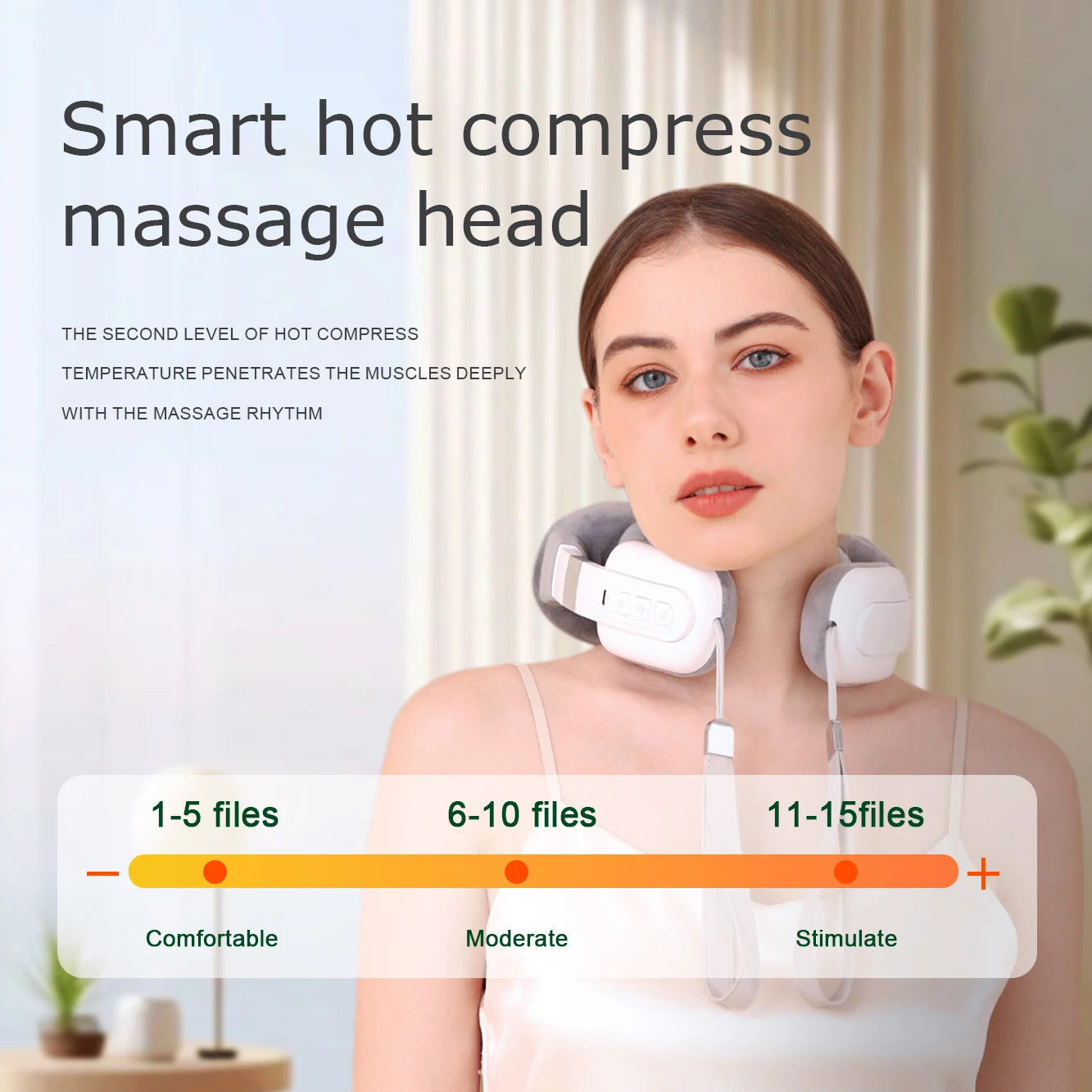 2025 New Upgraded Neck and Shoulder Massager, Multi-Position Hot Compress Shawl Massager, Imitating Acupressure Kneading, Deep Relaxation Trapezius Muscles, Relieving Pain, Suitable for Waist, Arms and Legs,