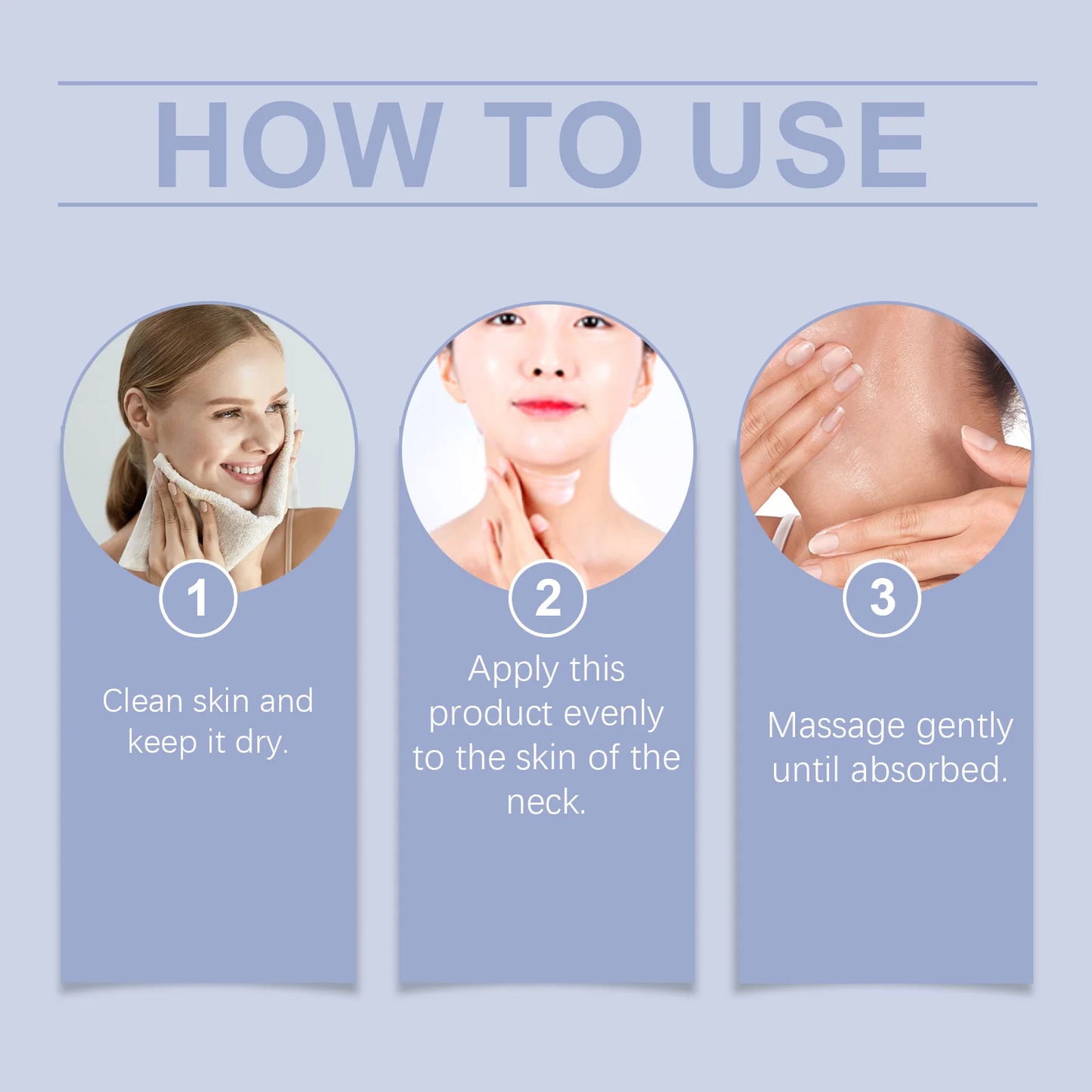 Hoygi Neck Care Cream Moisturizing Nourishing Skin Remove Wrinkle Quick Absorbed Non-greasy Firming Lifting Beauty Neck Cream