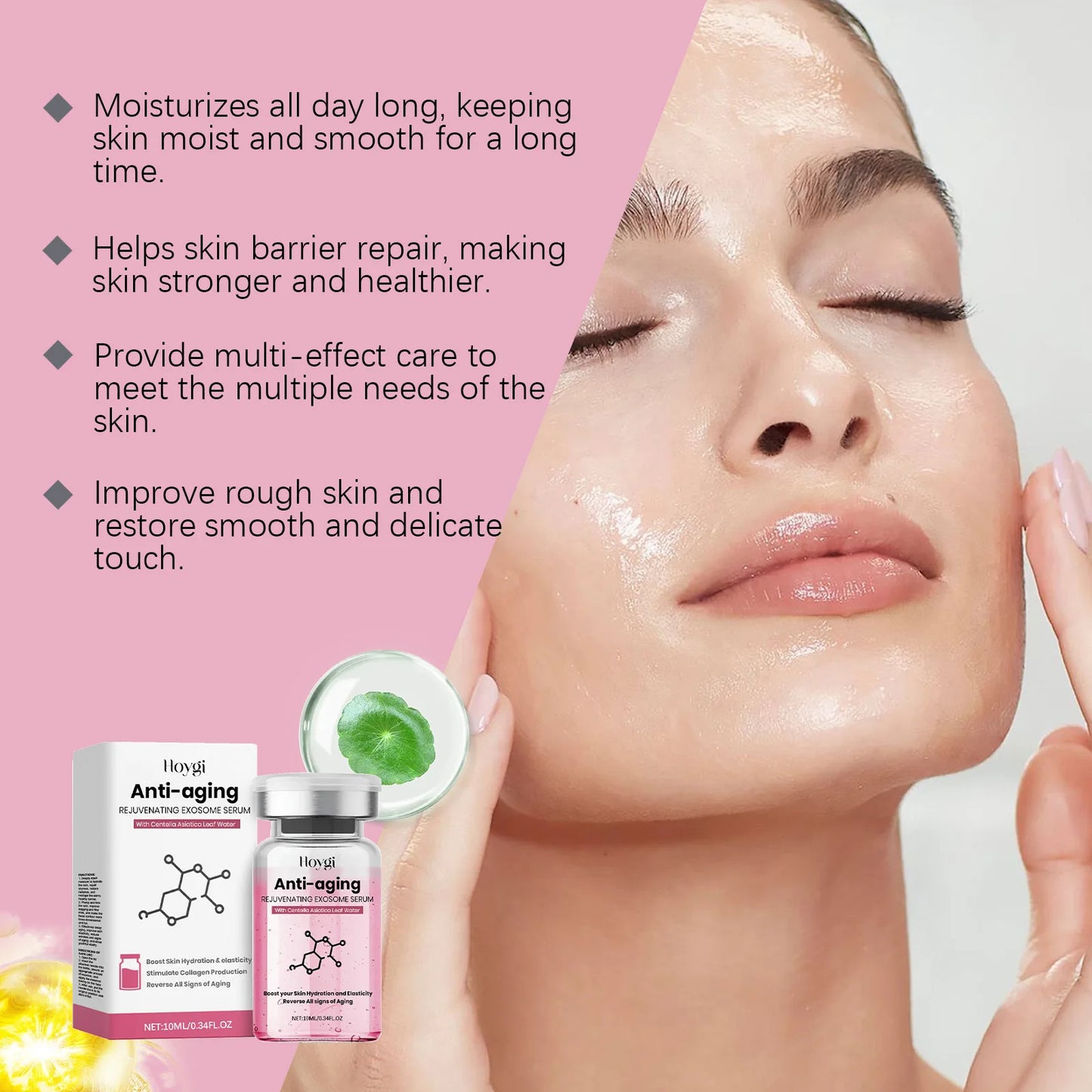 Hoygi 10ml Nourishing Niacinamide Serum Moisturizing Face Care Hydrating Skin Rejuvenating Firm Facial Skin Lifting Serum