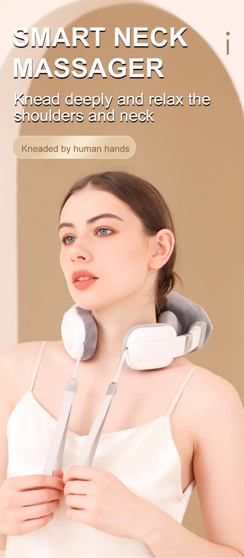 2025 New Upgraded Neck and Shoulder Massager, Multi-Position Hot Compress Shawl Massager, Imitating Acupressure Kneading, Deep Relaxation Trapezius Muscles, Relieving Pain, Suitable for Waist, Arms and Legs,