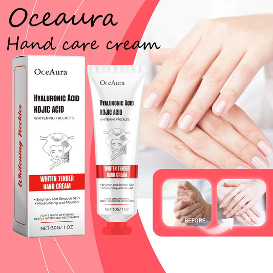 Oceaura Hand Skin Care Cream Nourishing Reduce Dryness Repair Cracked Fresh Fragrance Whitening Moisturize Skin Hand Care Cream