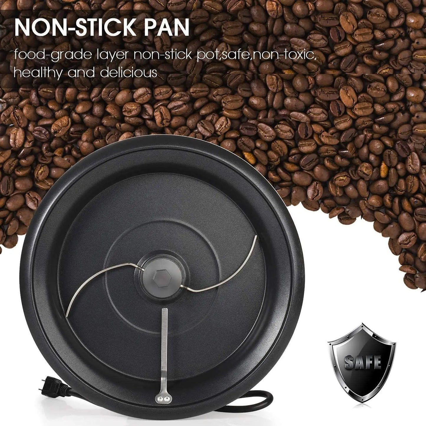 220V Coffee Roaster Machine Home Coffee Bean Baker Roaster Household Electric Coffee Bean Roasting Machine