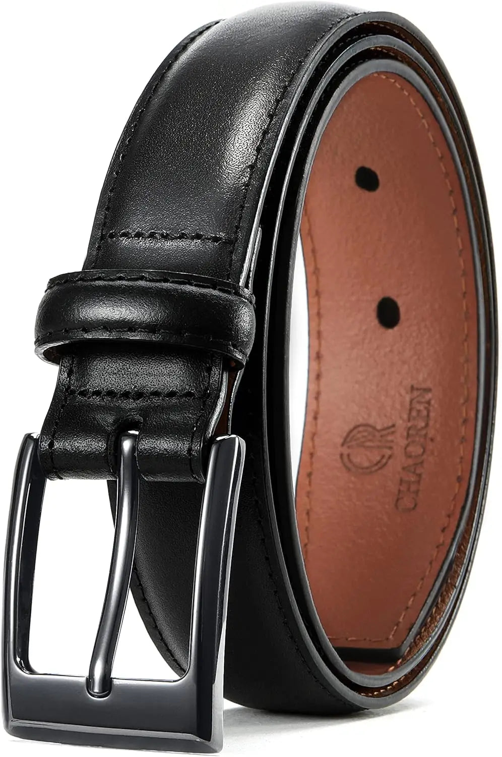 Mens Belts Leather 1 1/8" for Gift Men - Perfect Companion to Mens Dress Shoes