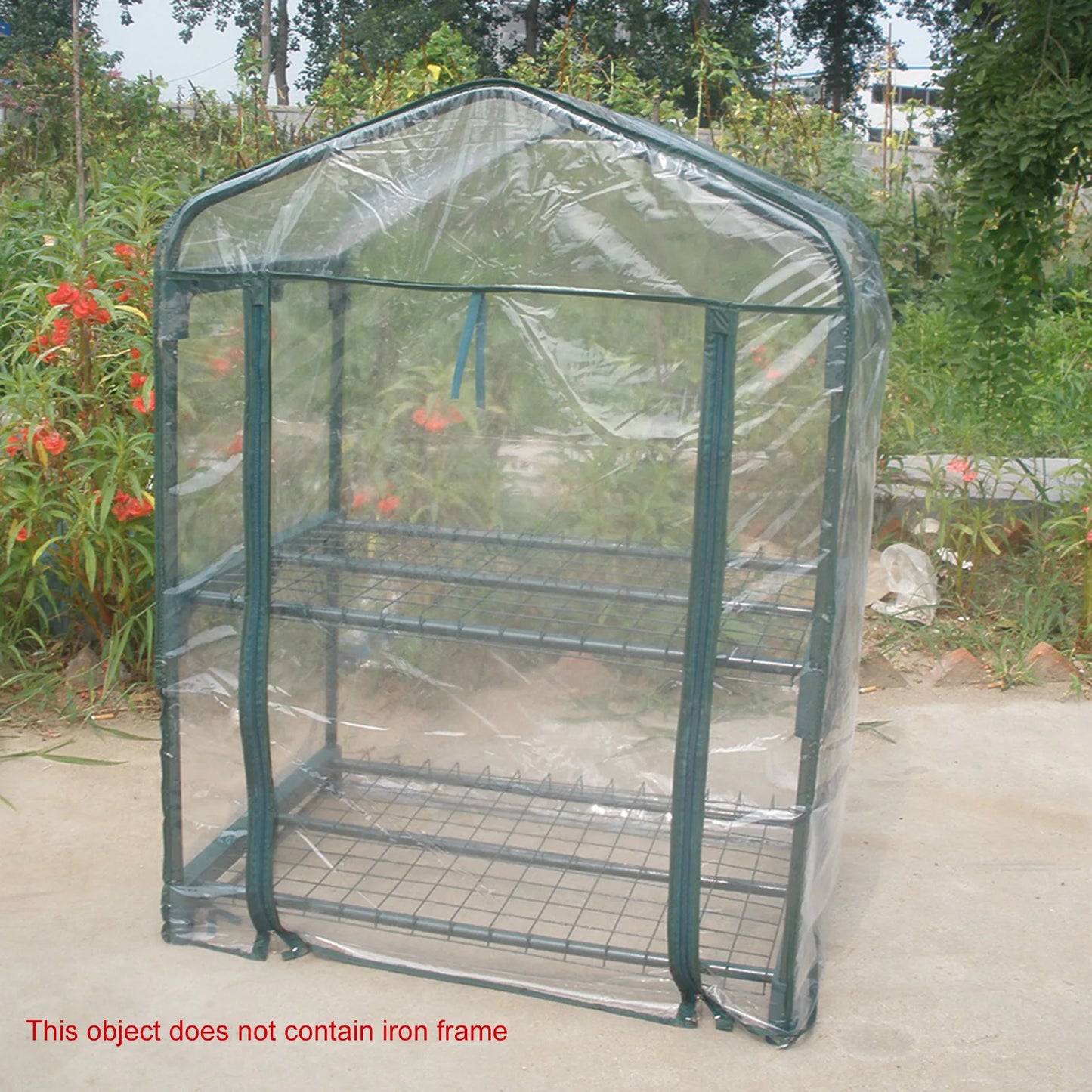Warm Greenhouse Mini Portable Garden Green House Warm Greenhouse Flower Plants Gardening Outdoor Without Stand Warm Garden House
