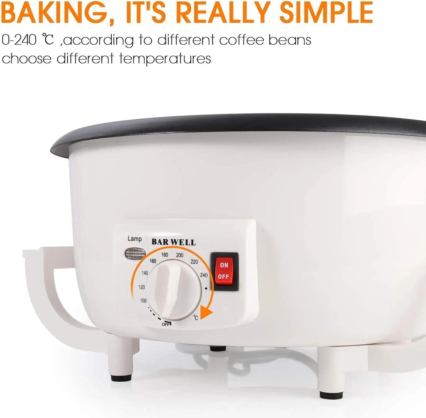 220V Coffee Roaster Machine Home Coffee Bean Baker Roaster Household Electric Coffee Bean Roasting Machine