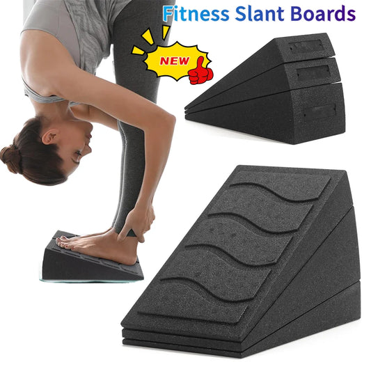 1/2Set Fitness Slant Pedal EPP Stretch-board Squat Pad Slant Board Adjustable Tilt Calf Stretch Slant Board for Exercise Gym