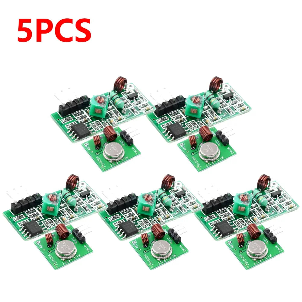 315/433MHz RF Transmitter Receiver Module Wireless Remote Module for Arduino 3.5-12V/DC5V Smart Electronics Module for Arduino