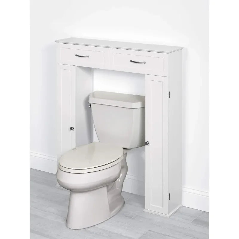 Good Wooden Bathroom Storage Organizer with Doors and Adjustable Shelves, Bathroom Space