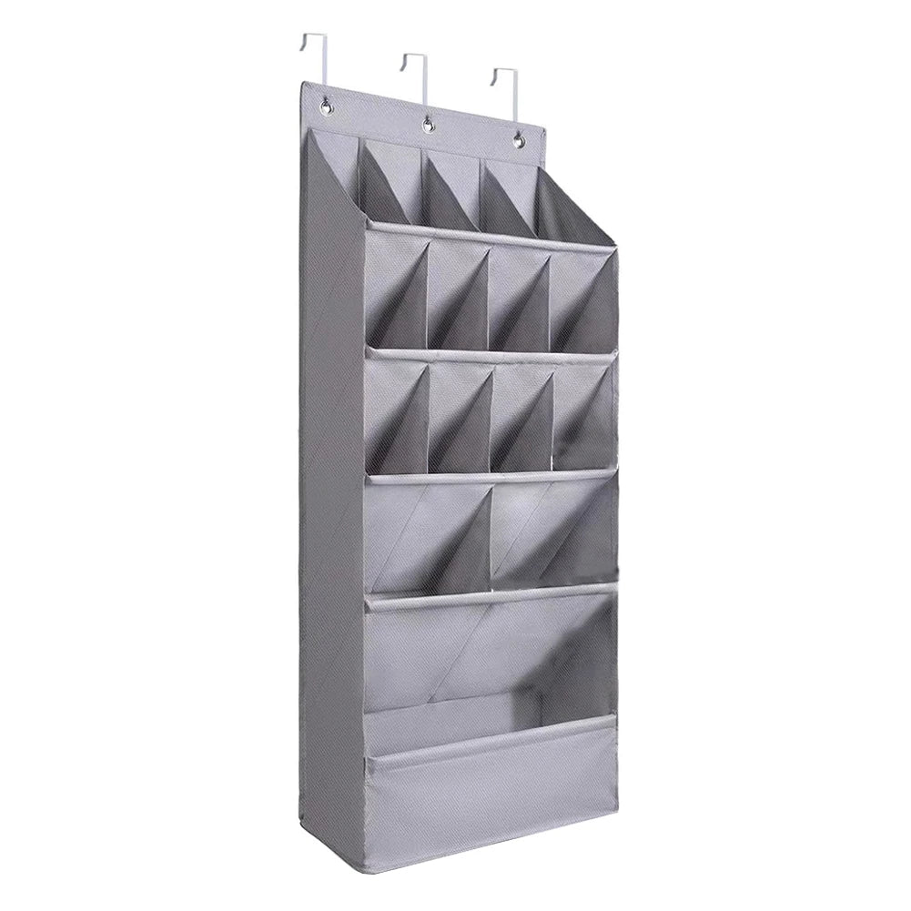 Over-the-Door Shoe Organizer Holds 12 Pairs Hanging Shoe Rack Hanging Shoe Rack for Closet Door Shoe Storage Rack with Pockets