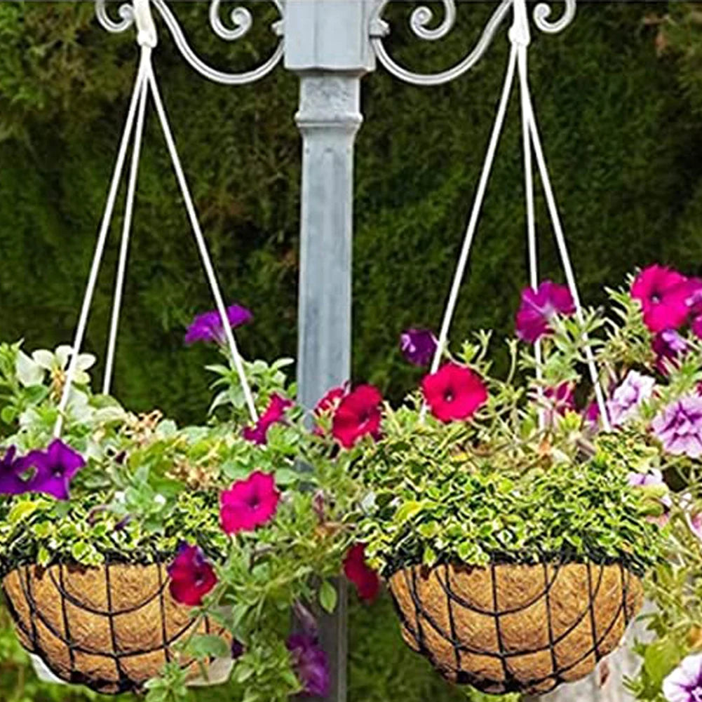 100% Natural Coconut Fiber Liners Thick Coconut Liners for Planters Round Hanging Basket Liners Replacement Liners for Garden