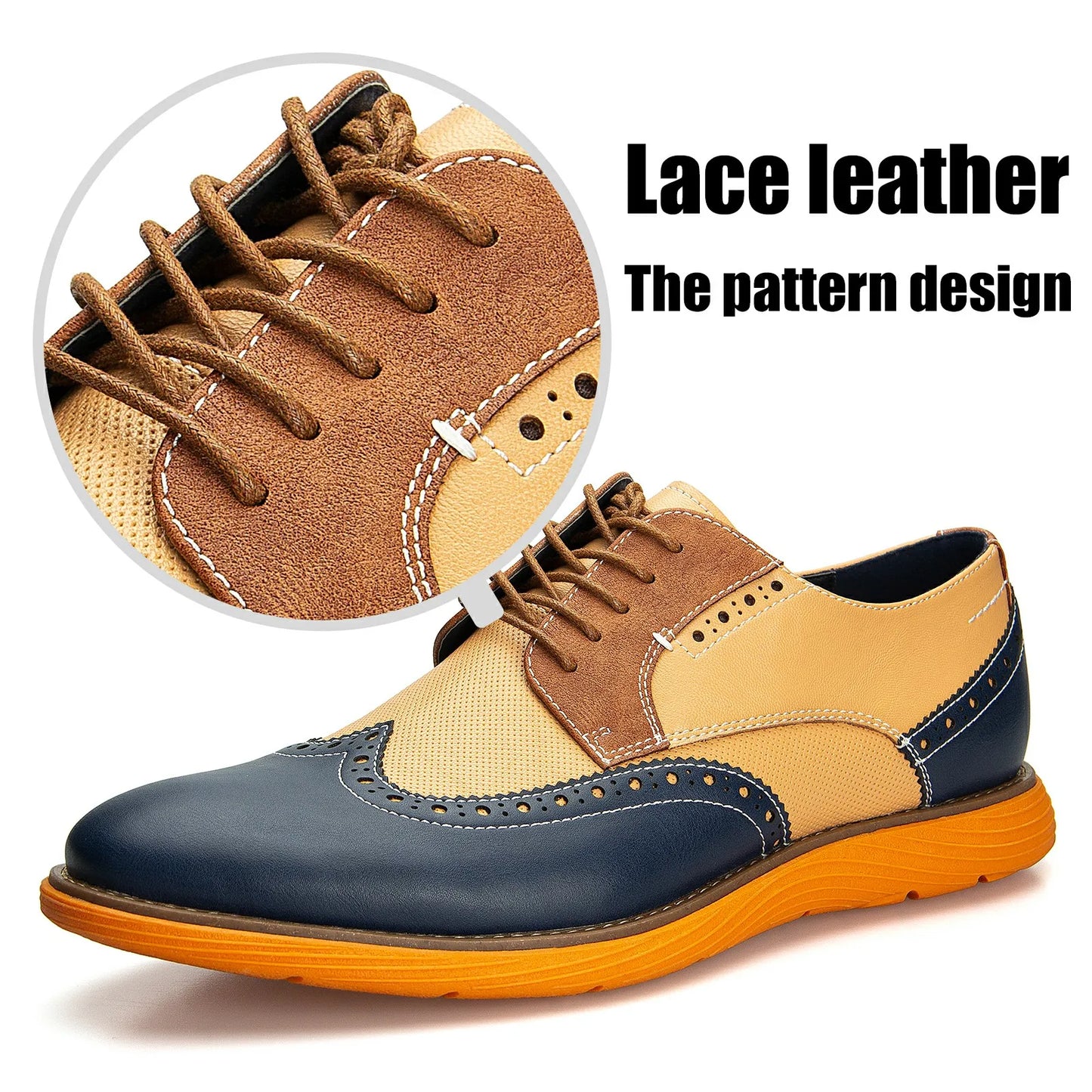 Mens Oxford Shoes Casual Dress Shoes for Men Lightweight Lace Up Fashion Shoes