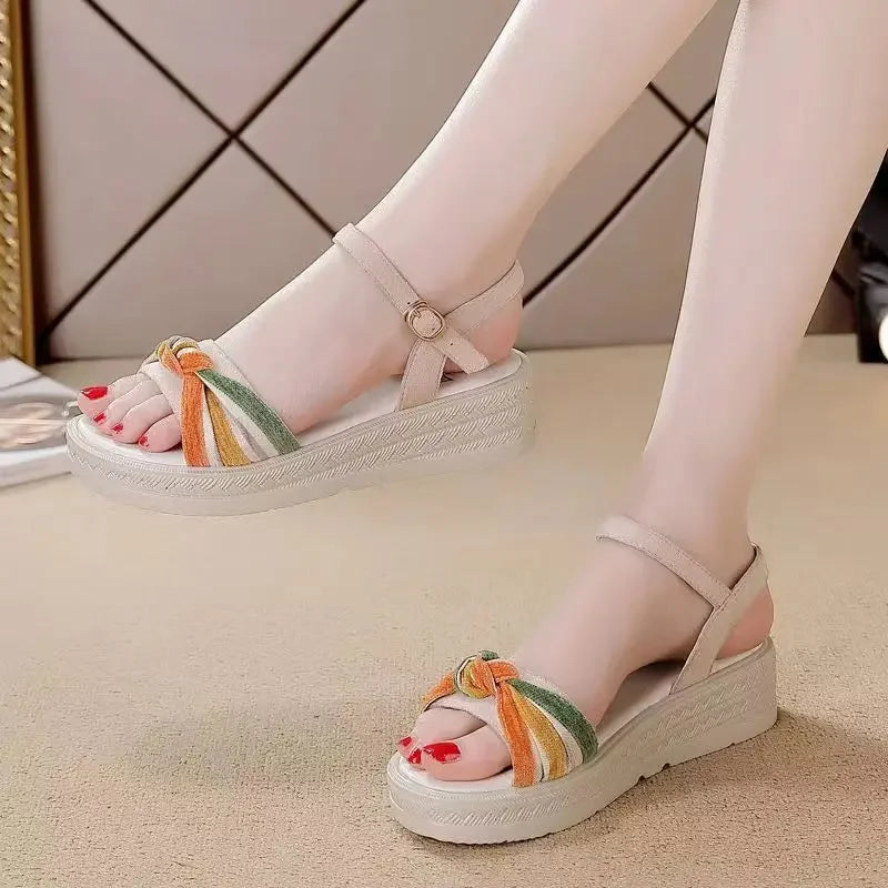 Luxury Open Toe Platform Sandals for Women Summer 2025