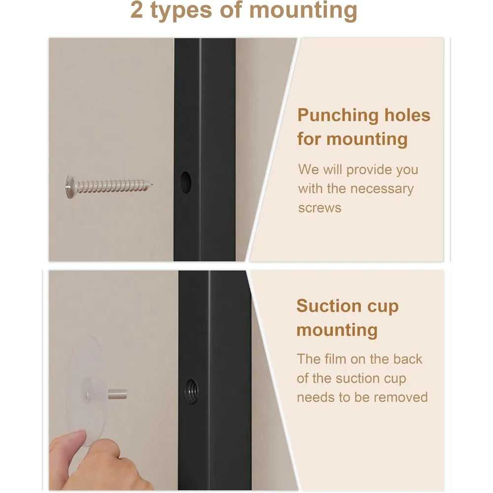 Behind The Door Bathroom Shelf Narrow 5-Tier, Space-Saving Slim Bathroom Storage Shelf Narrow Shelving Unit for Bathroom and Ki