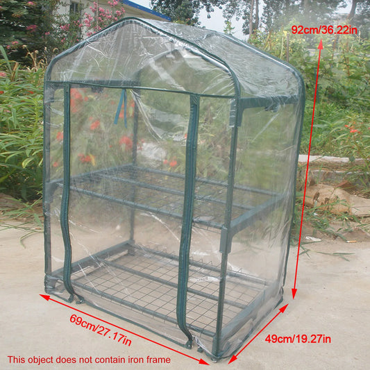 Warm Greenhouse Mini Portable Garden Green House Warm Greenhouse Flower Plants Gardening Outdoor Without Stand Warm Garden House