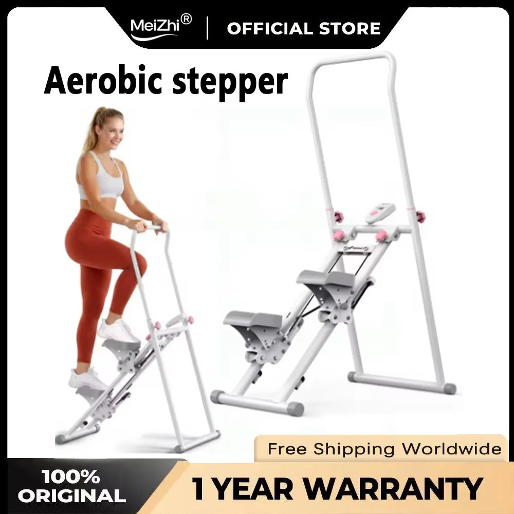 New Version Elite Stair Stepper for Home Gym Exercise Vertical Climber Machine Full-Body Workout Compact Folding Cardio Stepper