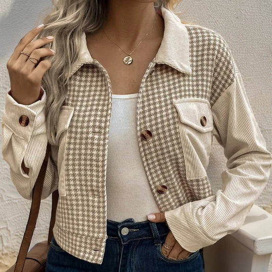 2025 Luxury Designer Women's Winter Crop Jacket Fashion Coat