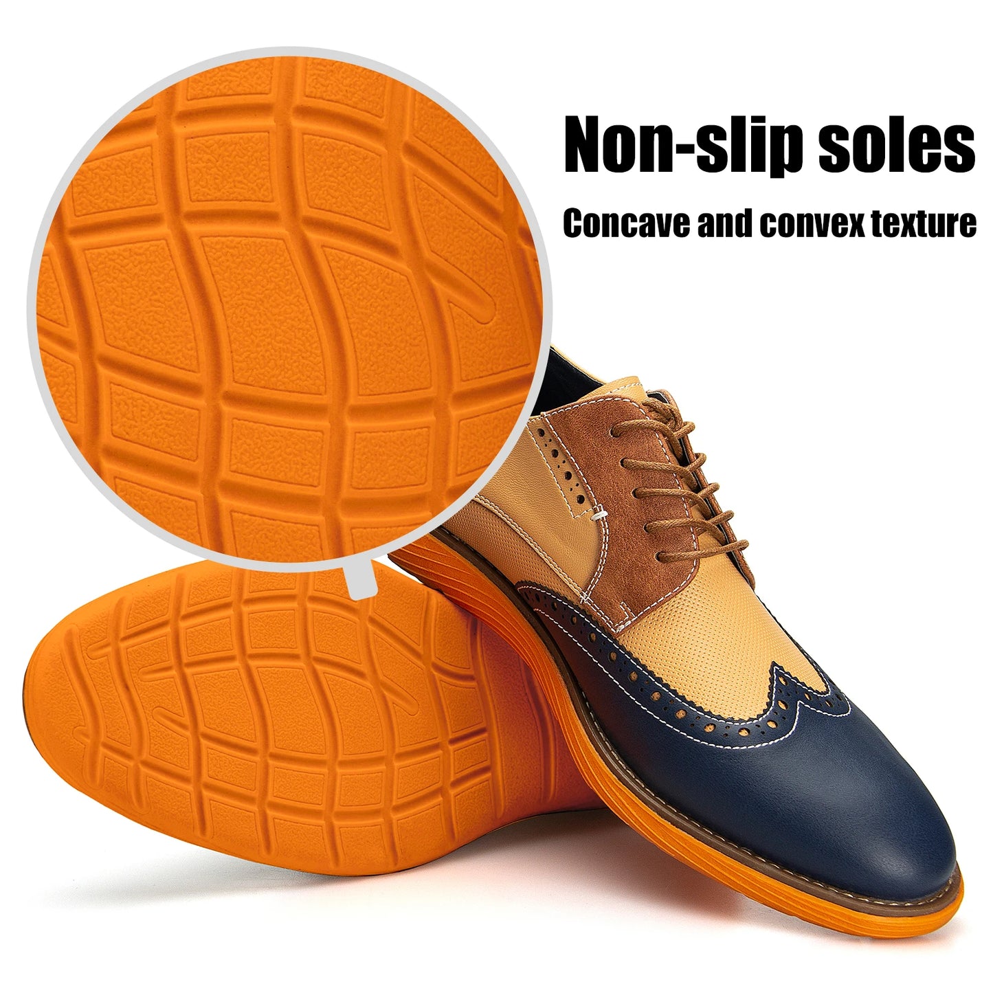 Mens Oxford Shoes Casual Dress Shoes for Men Lightweight Lace Up Fashion Shoes