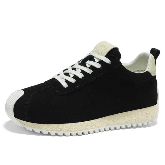 2025 Retro Men Casual Sneakers Comfortable Suede Leather Trainers