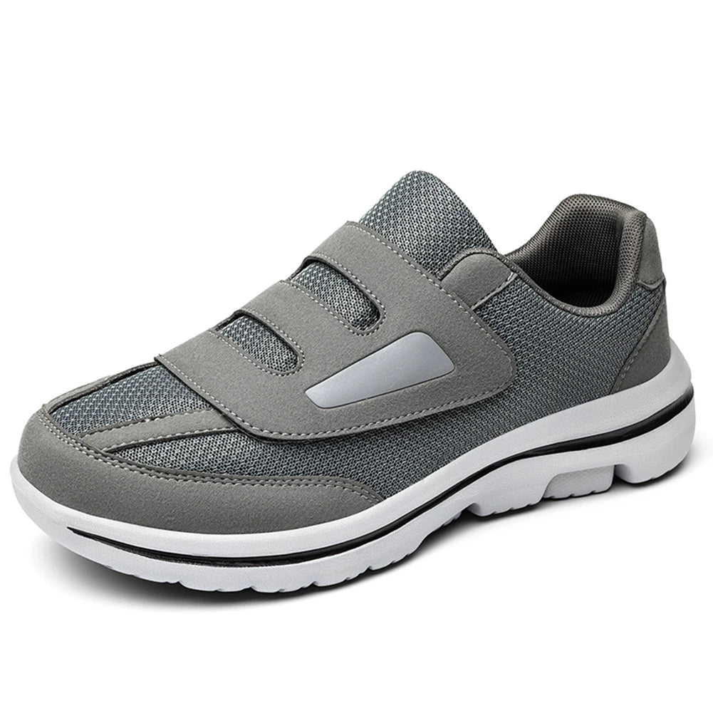 Diabetic Shoes Wide Walking Shoes with Adjustable Closure Lightweight Edema Sneakers Non-Slip Hook and Loop Sneakers for Elderly