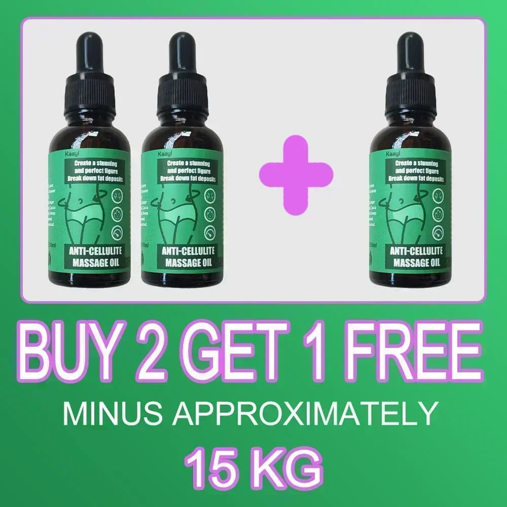 Slim Down & Define Your Waist | Natural Plant Extract Slimming Oil | Fast-Absorbing Relief for Water Weight & Bloating