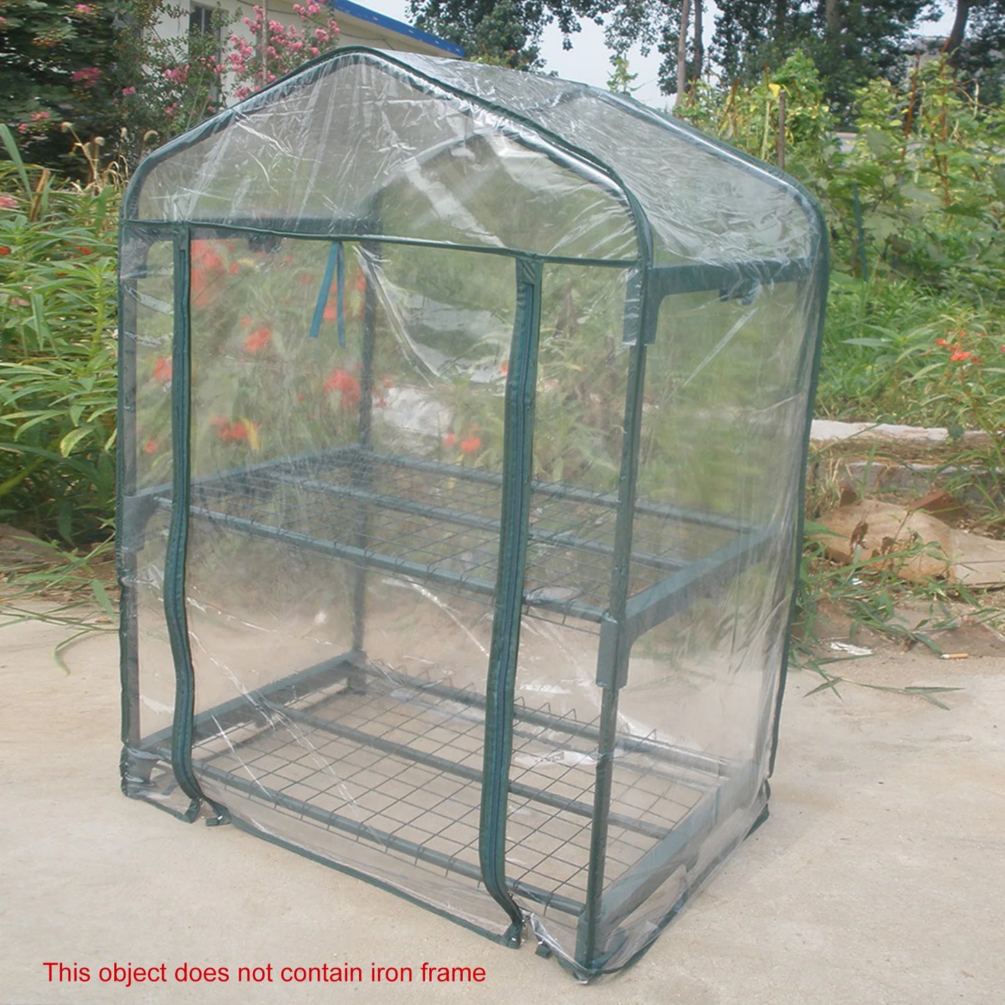 Warm Greenhouse Mini Portable Garden Green House Warm Greenhouse Flower Plants Gardening Outdoor Without Stand Warm Garden House