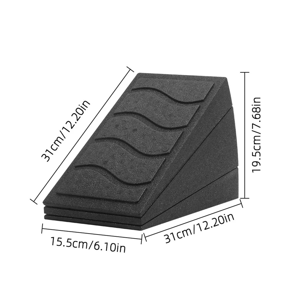 1/2Set Fitness Slant Pedal EPP Stretch-board Squat Pad Slant Board Adjustable Tilt Calf Stretch Slant Board for Exercise Gym