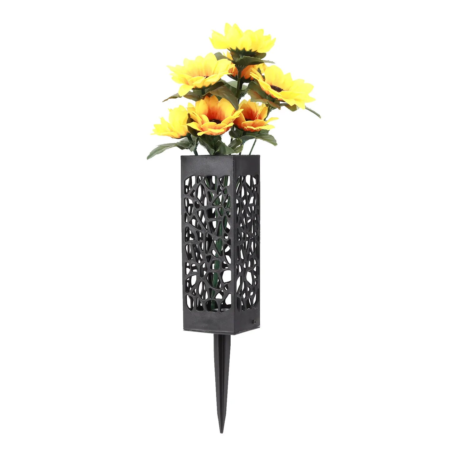 Grave Vase Graveyard Flower Holder Cones for Gravesite Memorial Floral Marker for Outdoor Home Garden Supplies